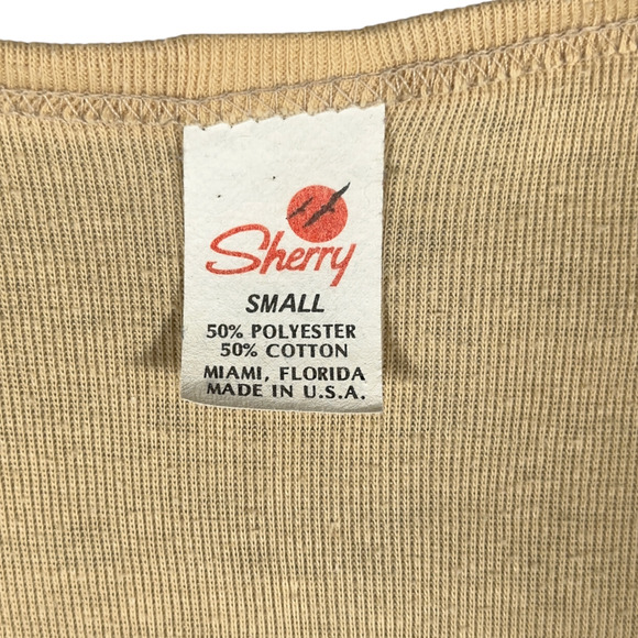 Vintage Hilton Head Shirt Womens SMALL Brown Not Tourist South Carolina USA 80s - Picture 4 of 7